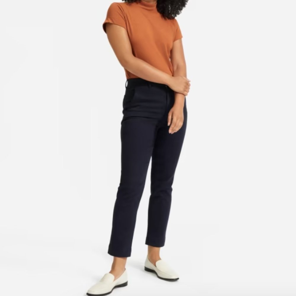 Everlane The Slim-Leg Crop [Navy | Size 2]